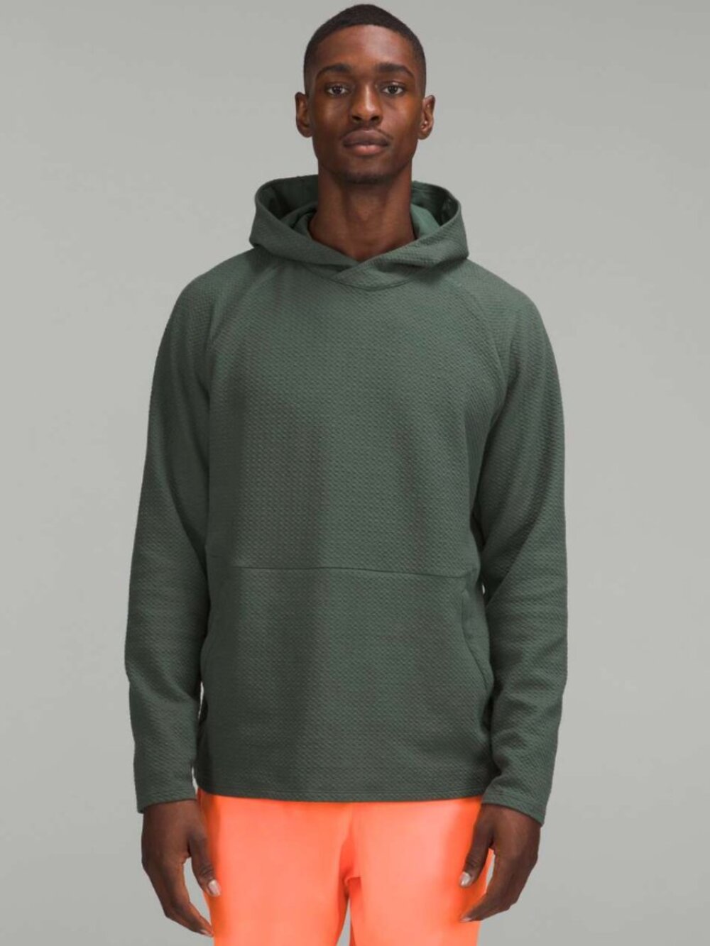 Men's Medium Lululemon At Ease Hoodie in Smoked Spruce